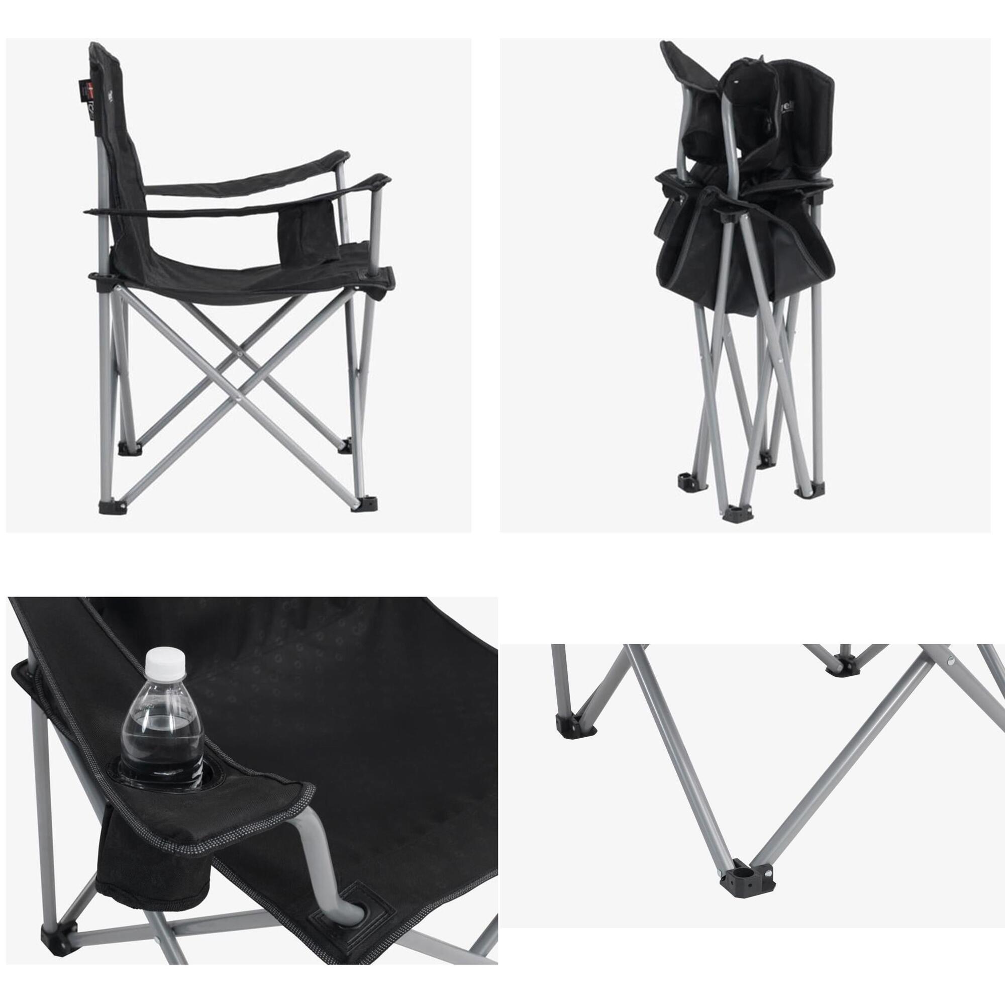 Outwell Catamarca Folding Chair (Black) 2/6