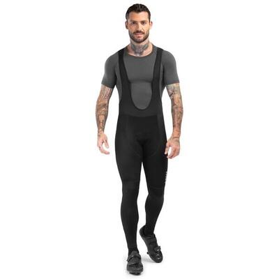 Herren Radsport lange fahrradträgerhose für Black Sea Schwarz