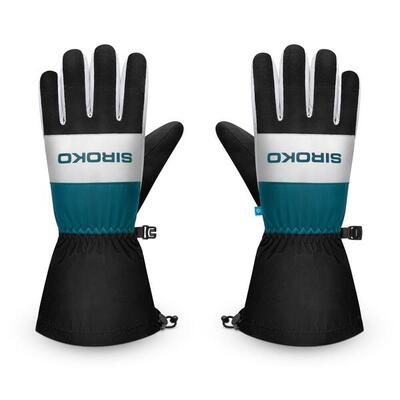 Herren und Damen Wintersport Ski-Winterhandschuhe MISTY Black Schwarz