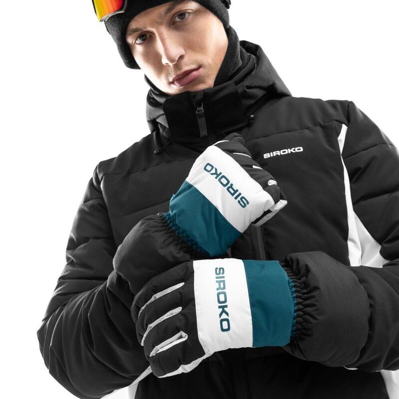 Zimowe rękawice narciarskie Sporty zimowe Siroko MISTY Black