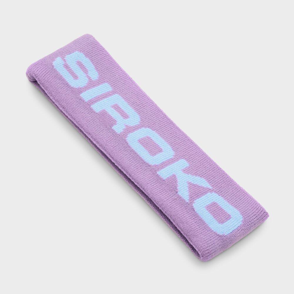 Men & Women Winter sports Snowboard ear warmer headband Adélie Purple 5/6