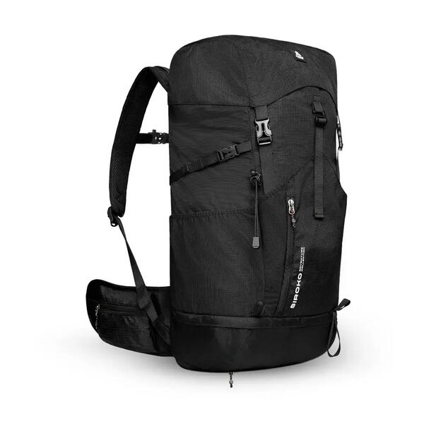SIROKO Mochila montaña 35L funda impermeable senderismo Hombre y Mujer Weddell 35 Blac