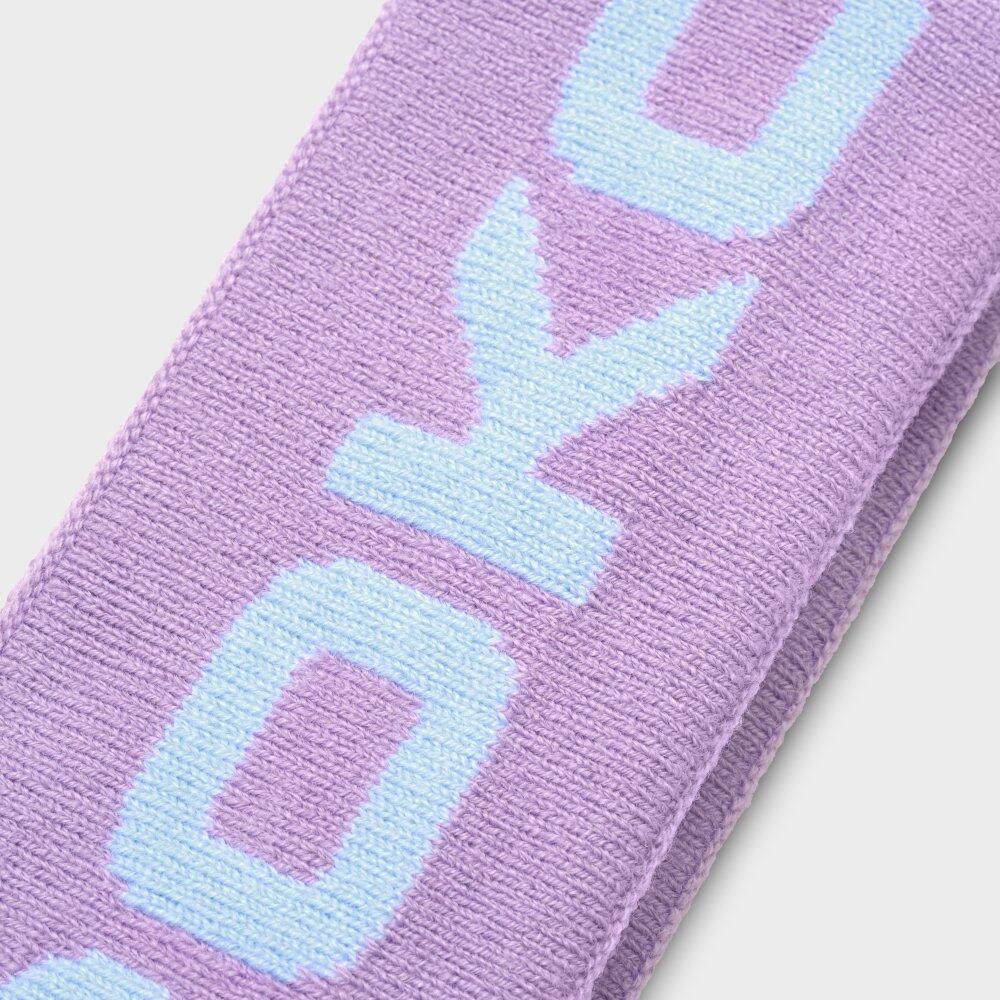 Men & Women Winter sports Snowboard ear warmer headband Adélie Purple 6/6