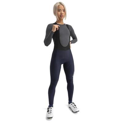 Dames wielrennen lange fietsbroek colina blauw