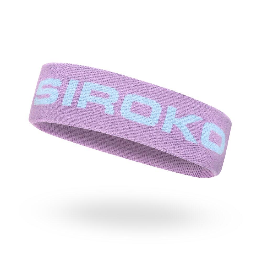 Men & Women Winter sports Snowboard ear warmer headband Adélie Purple
