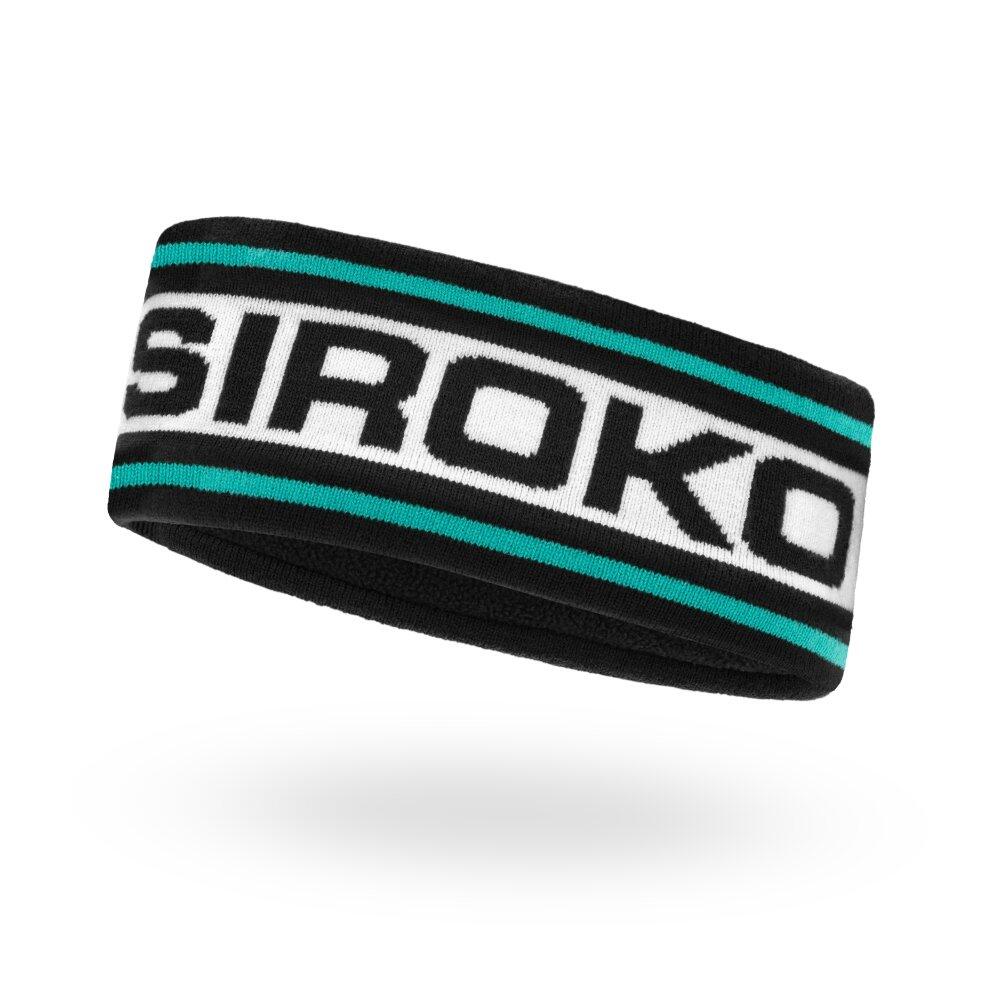 SIROKO Heren en Dames Wintersport Oorwarmende skiband Emperor Zwart