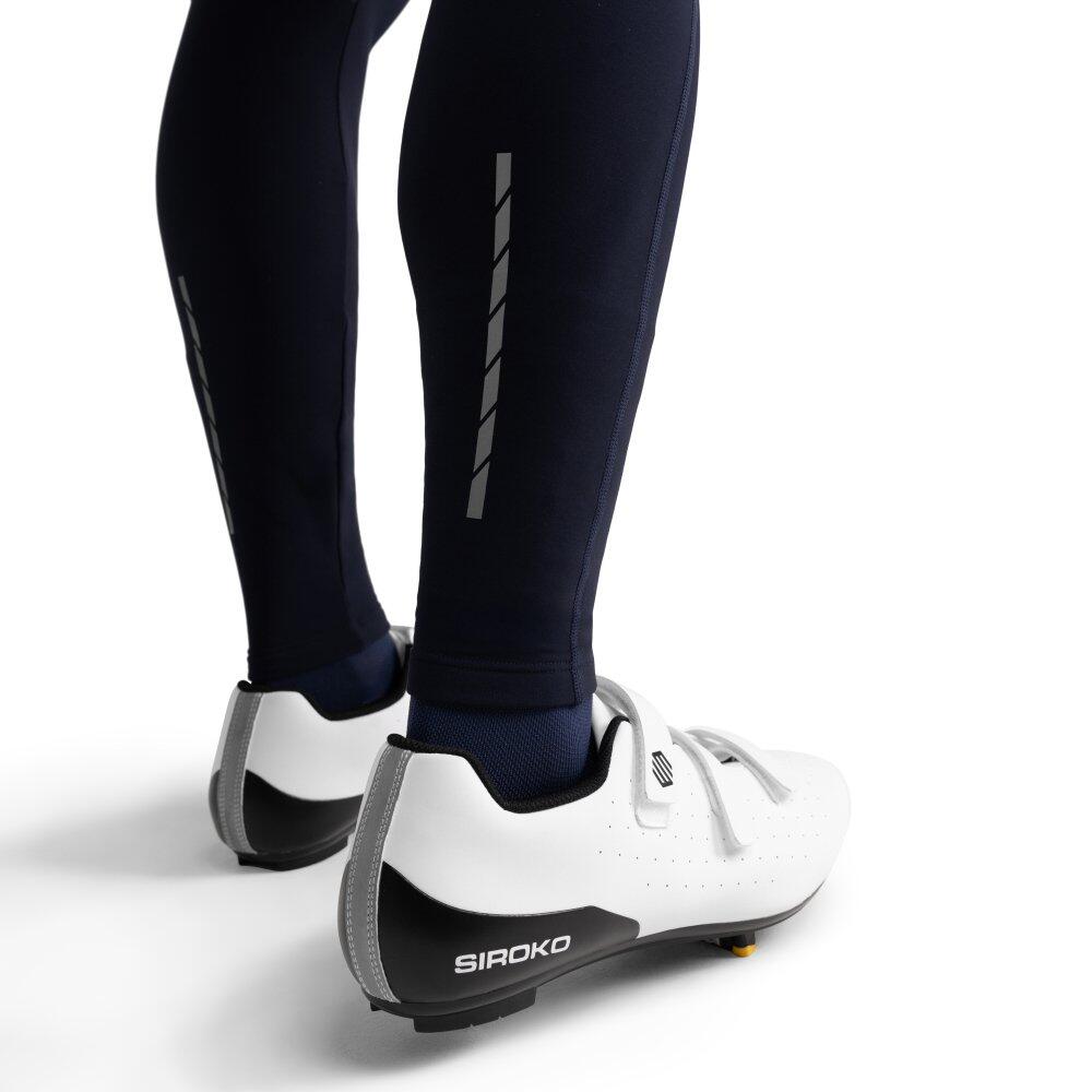 Salopette ciclismo a gamba lunga uomo Pries Blu 4/7