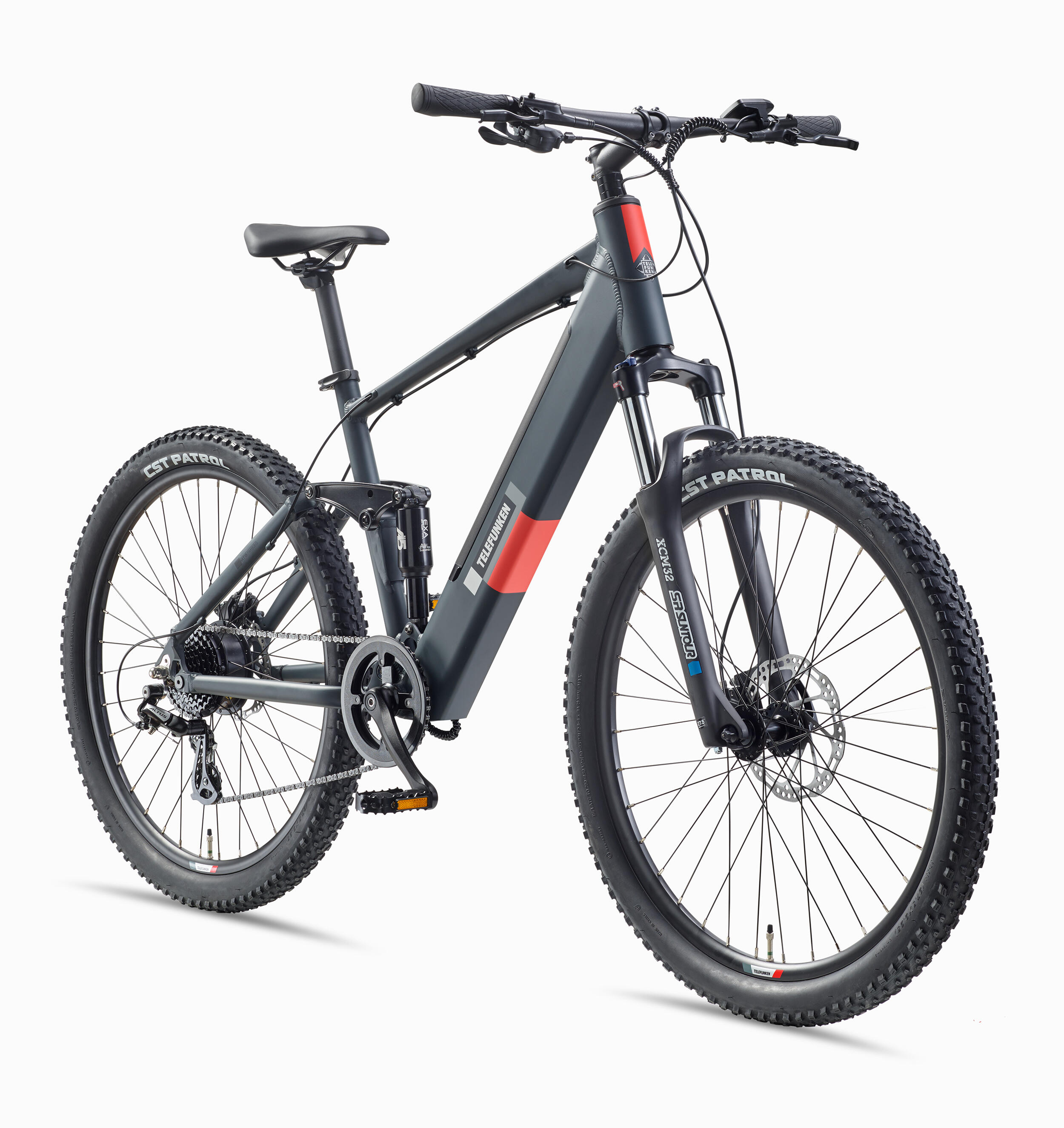 TELEFUNKEN E-Bike M936 27,5 Zoll 8-Gang Pedelec Mountainbike E-MTB Elektrofahrrad Fully