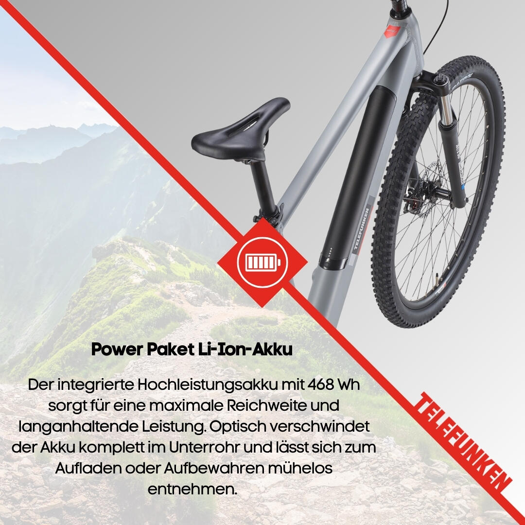 E-Bike M921 29 Zoll 7-Gang Pedelec Mountainbike E-MTB Elektrofahrrad Hardtail 6/7