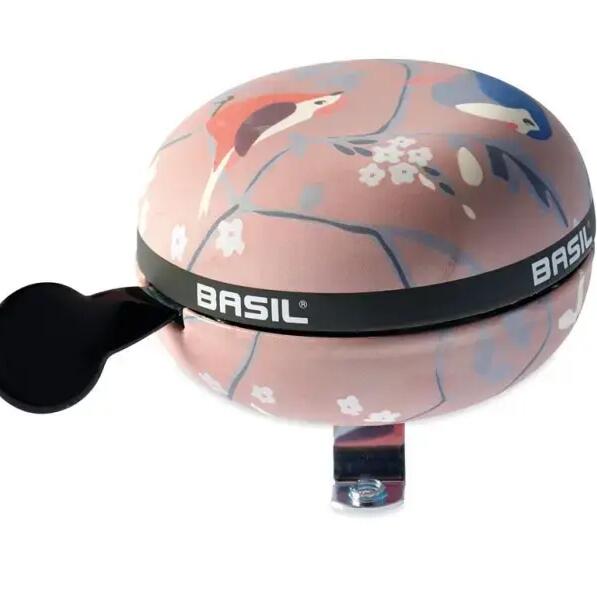 Basil Big Bell Wanderlust - 80 mm - Pink Bicycle Bell