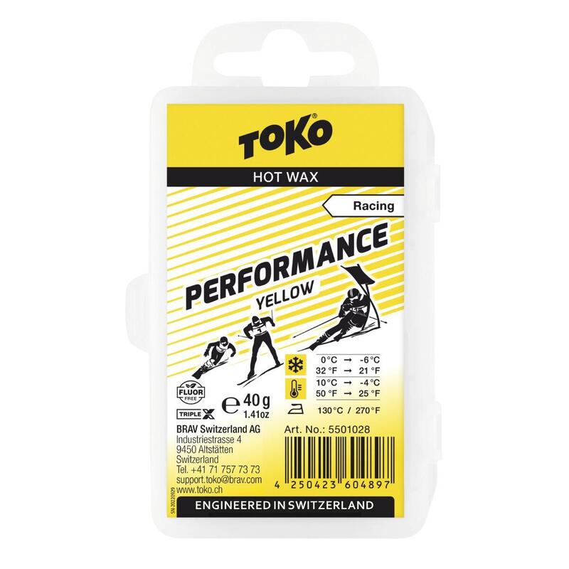 Skluzný vosk Performance žlutý 40g