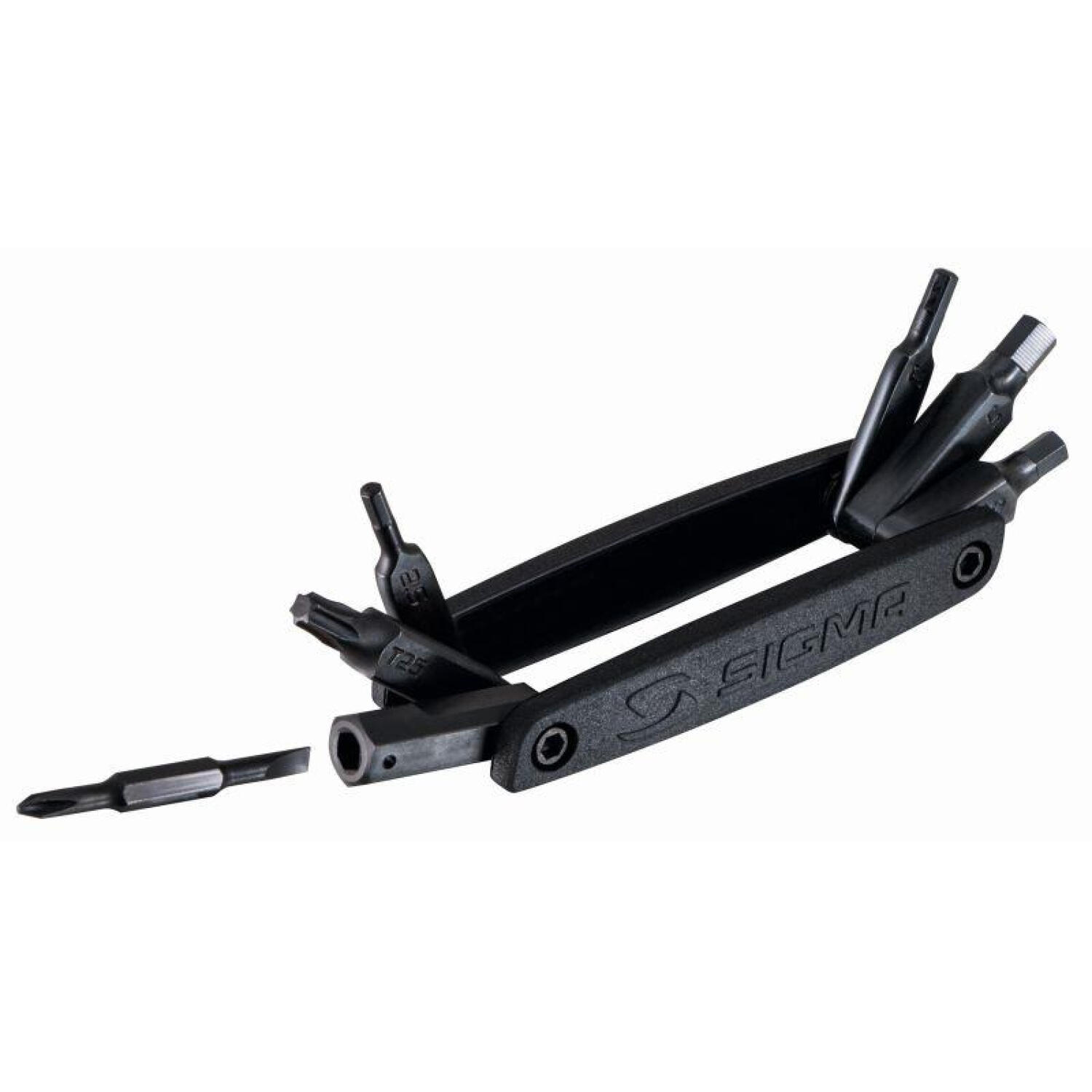 SIGMA Sigma Pocket Tool Multitool 8 Funzioni, Nero, 74 x 29 x 11 mm.