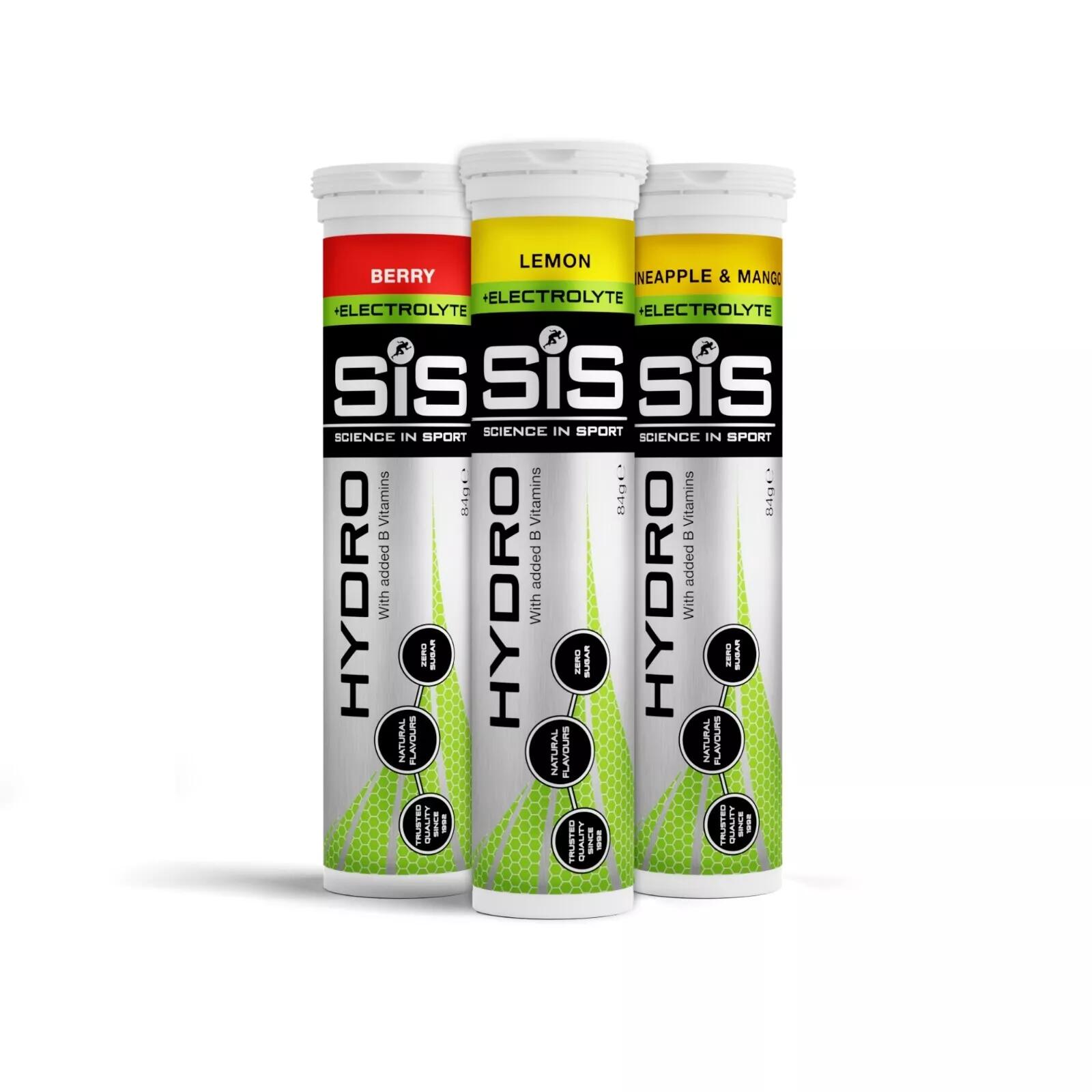 Hydro Tabs + Electrolytes - Variety - 3 Pack - 60 Tablets 1/6