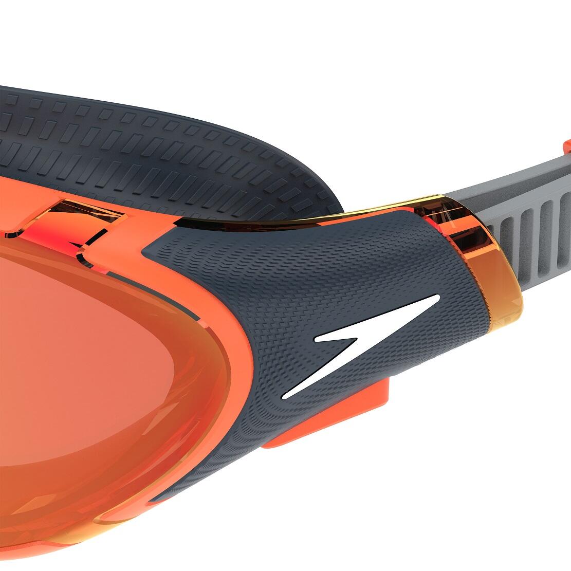 Óculos de Natação Speedo Biofuse 2.0 Espelhados - Laranja/Cinza 2/6