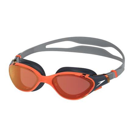 Gafas de natación Speedo Biofuse 2.0 con espejo - Naranja/Gris