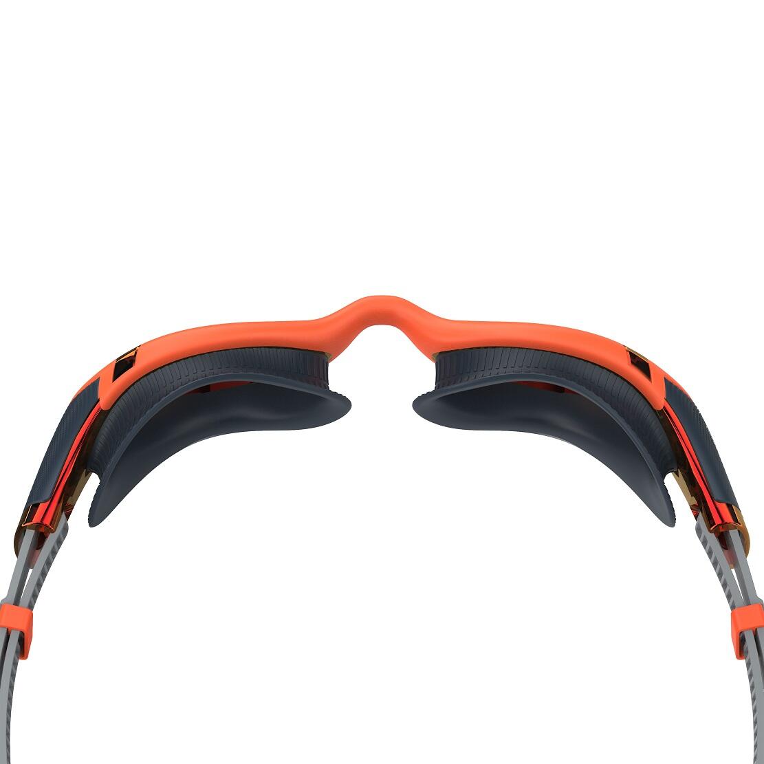 Óculos de Natação Speedo Biofuse 2.0 Espelhados - Laranja/Cinza 5/6