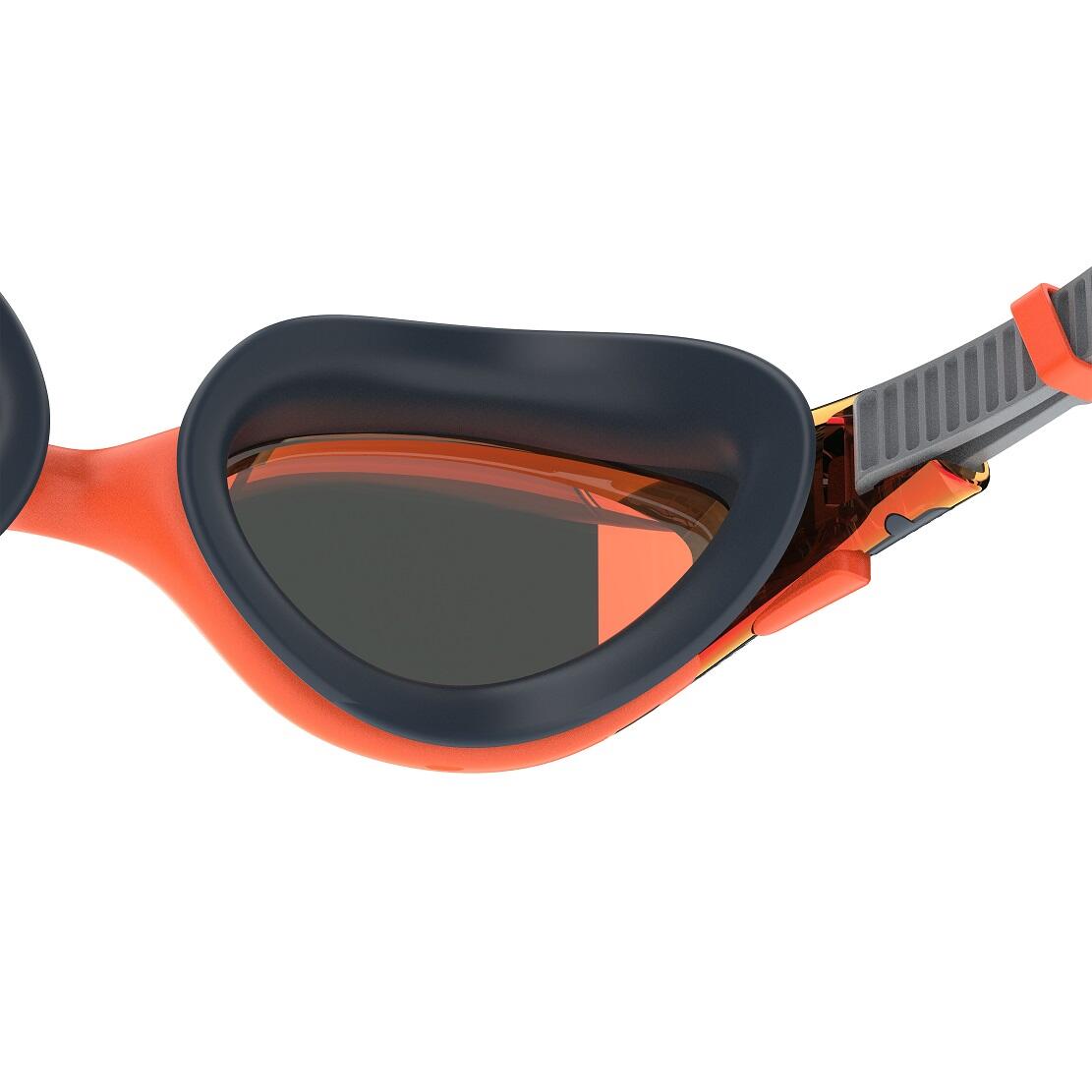 Óculos de Natação Speedo Biofuse 2.0 Espelhados - Laranja/Cinza 3/6