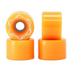 Roues Skateboard - Roundhouse Slick 65mm/83a - Couleur Orange Glo - Carver