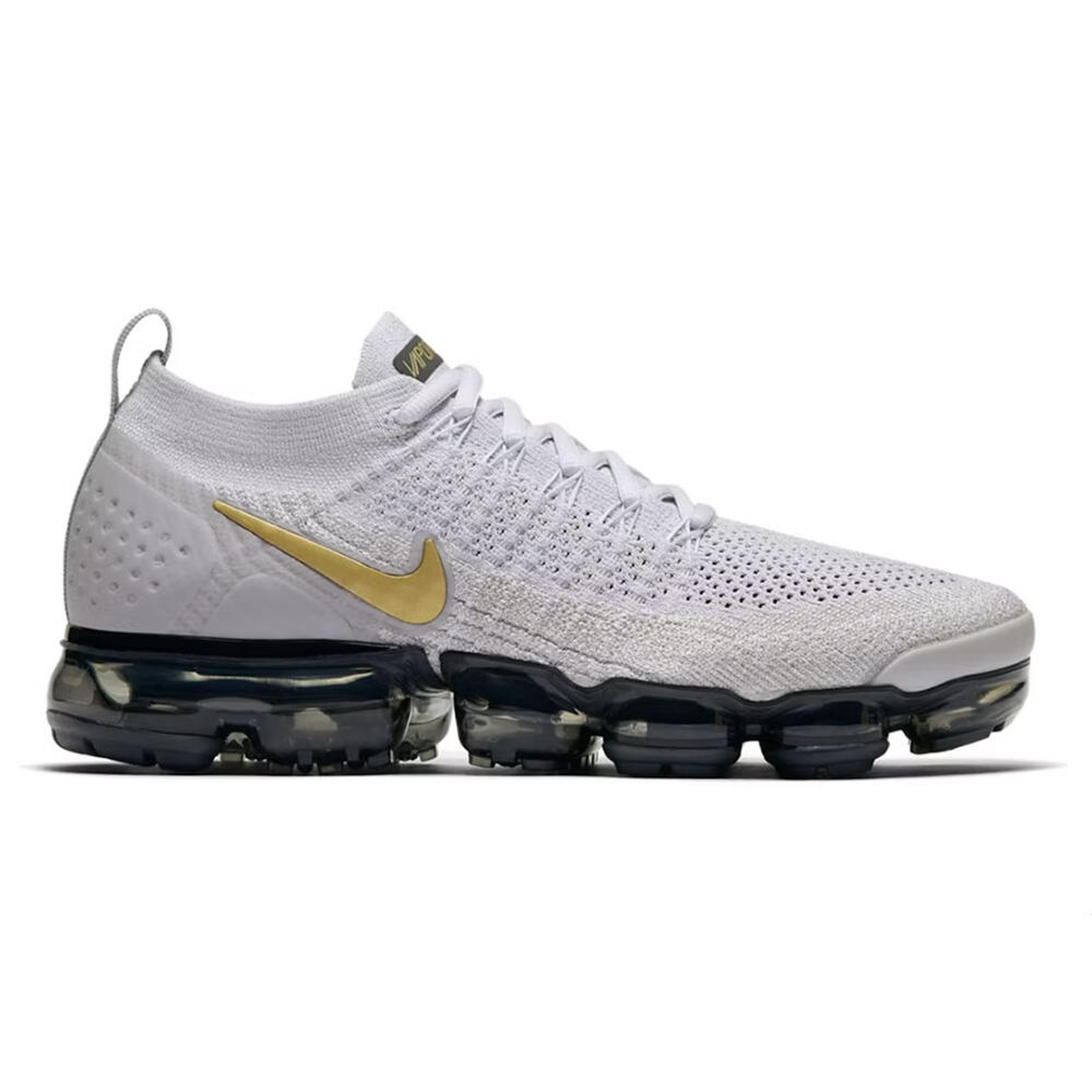 Nike Air VaporMax 2 Vast Grey Metallic Gold 1/1