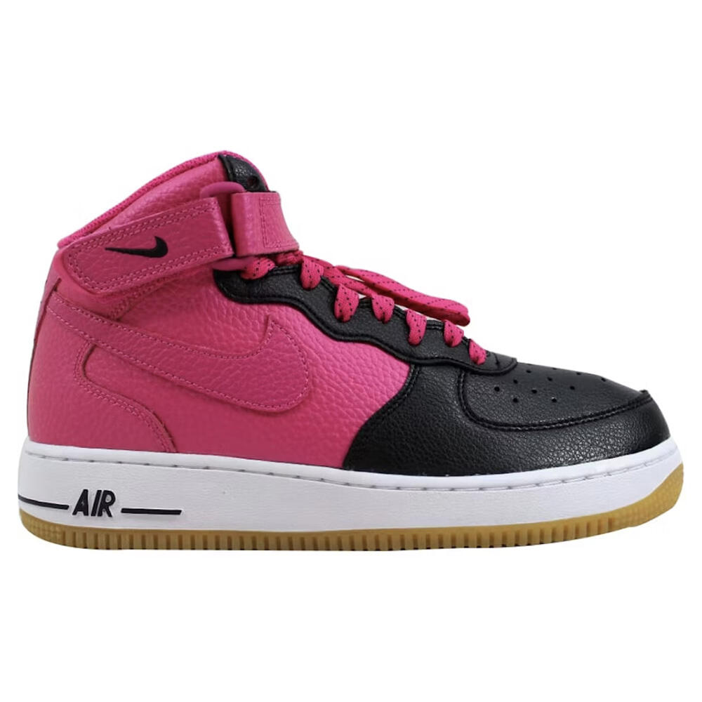 Nike Air Force 1 Mid Black Vivid Pink White 1/1