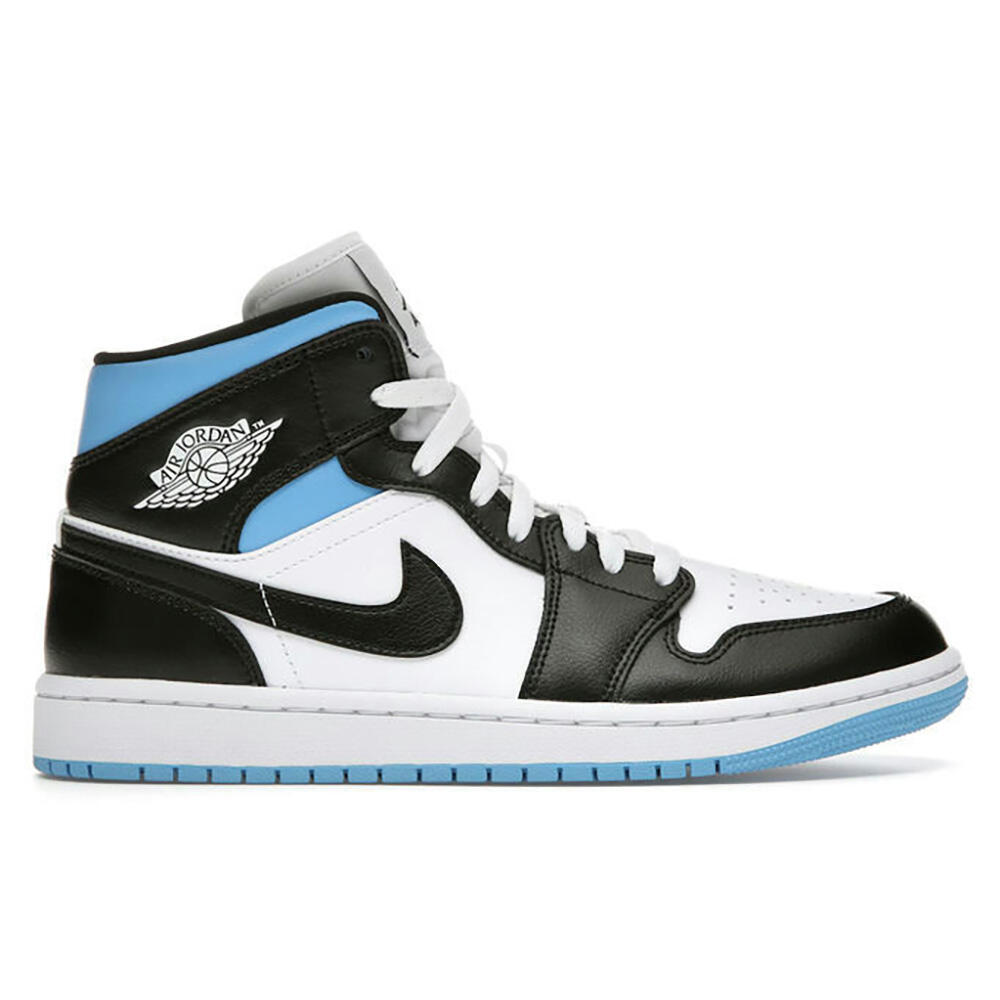 Jordan - Air Jordan 1 Mid University Black White - Baskets - Noir - 43 - Decathlon