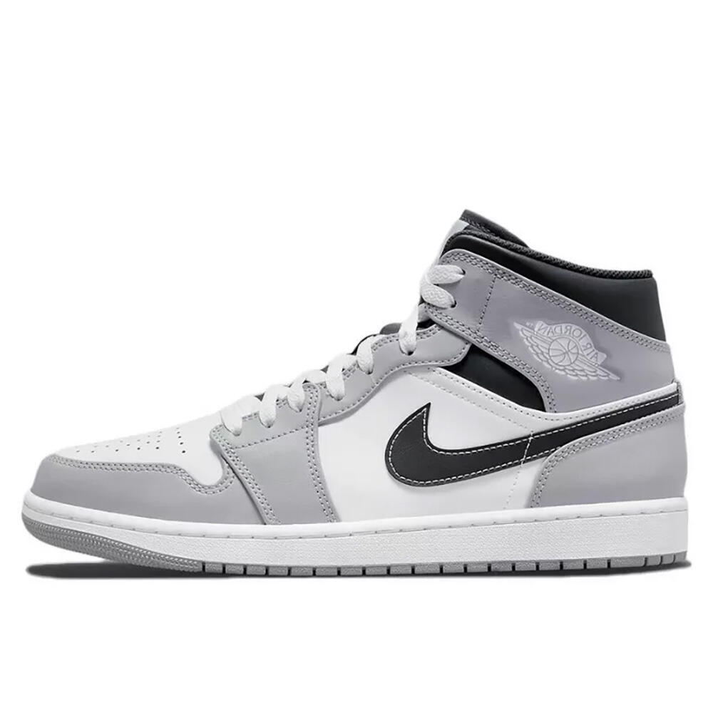 NIKE Reconditionné - Air Jordan 1 Mid Light Smoke Grey Anthracite - Excellent