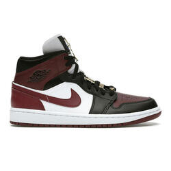 Air Jordan 1 Mid SE Black Dark Beetroot