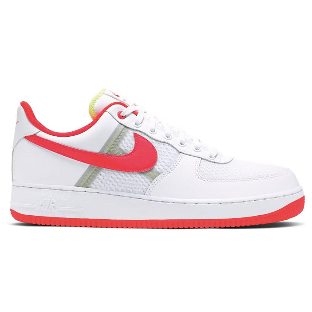 Nike Air Force 1 Low Transparent White Crimson 1/1