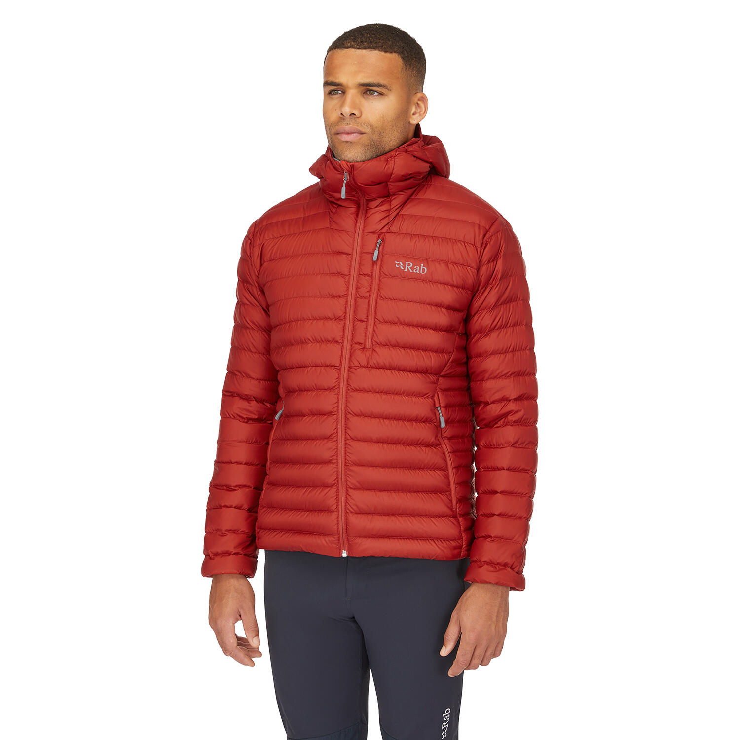Giacca piumino uomo Rab Microlight Alpine rosso L 3/6