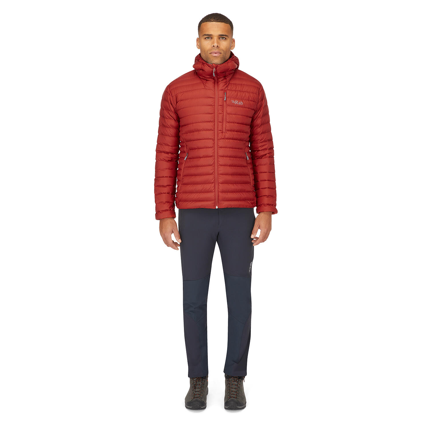 Giacca piumino uomo Rab Microlight Alpine rosso L 4/6