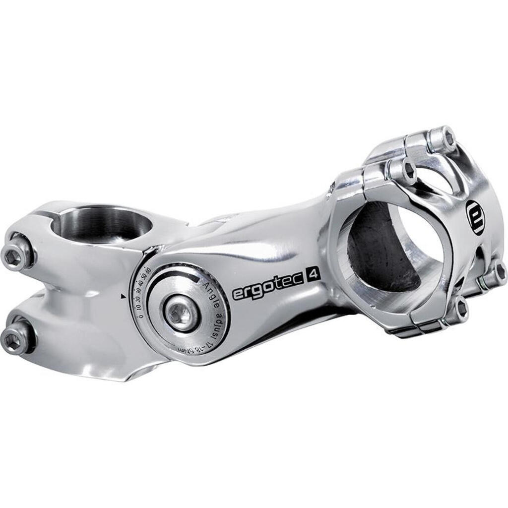 Ergotec Octopus 2 Ahead stem 31.8 x 75 mm, adjustable, black sandblasted.