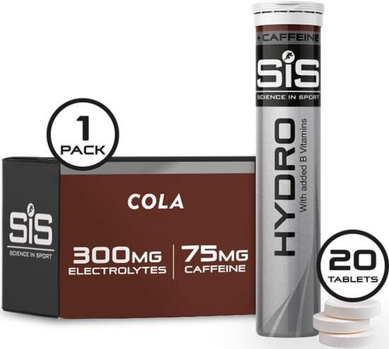 SIS GO Hydro Tablet (8x20Tabs) Cola + Caffeine - Energia e resistenza