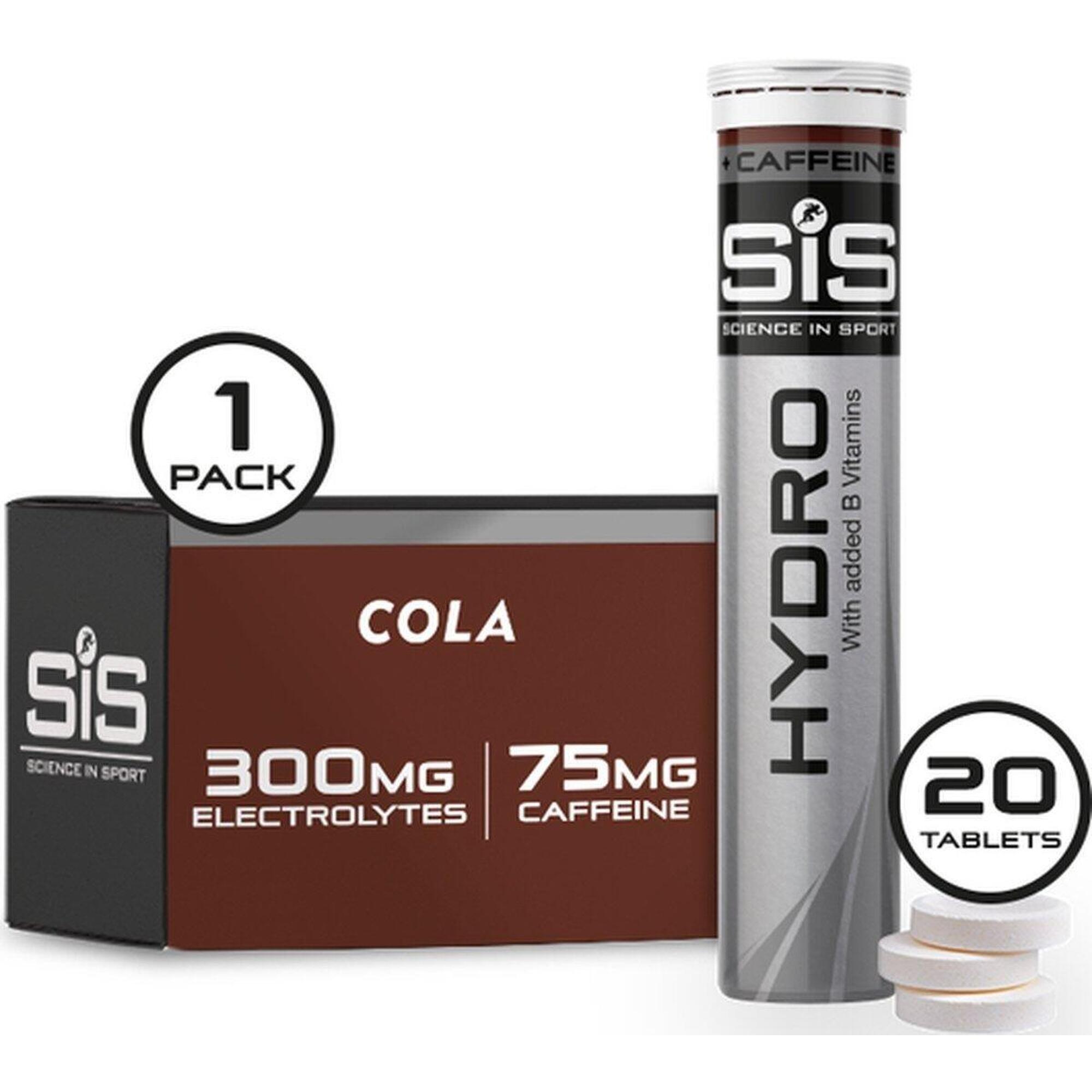 SIS GO Hydro Tablet (8x20Tabs) Cola + Caffeine - Energia i wytrzymałość