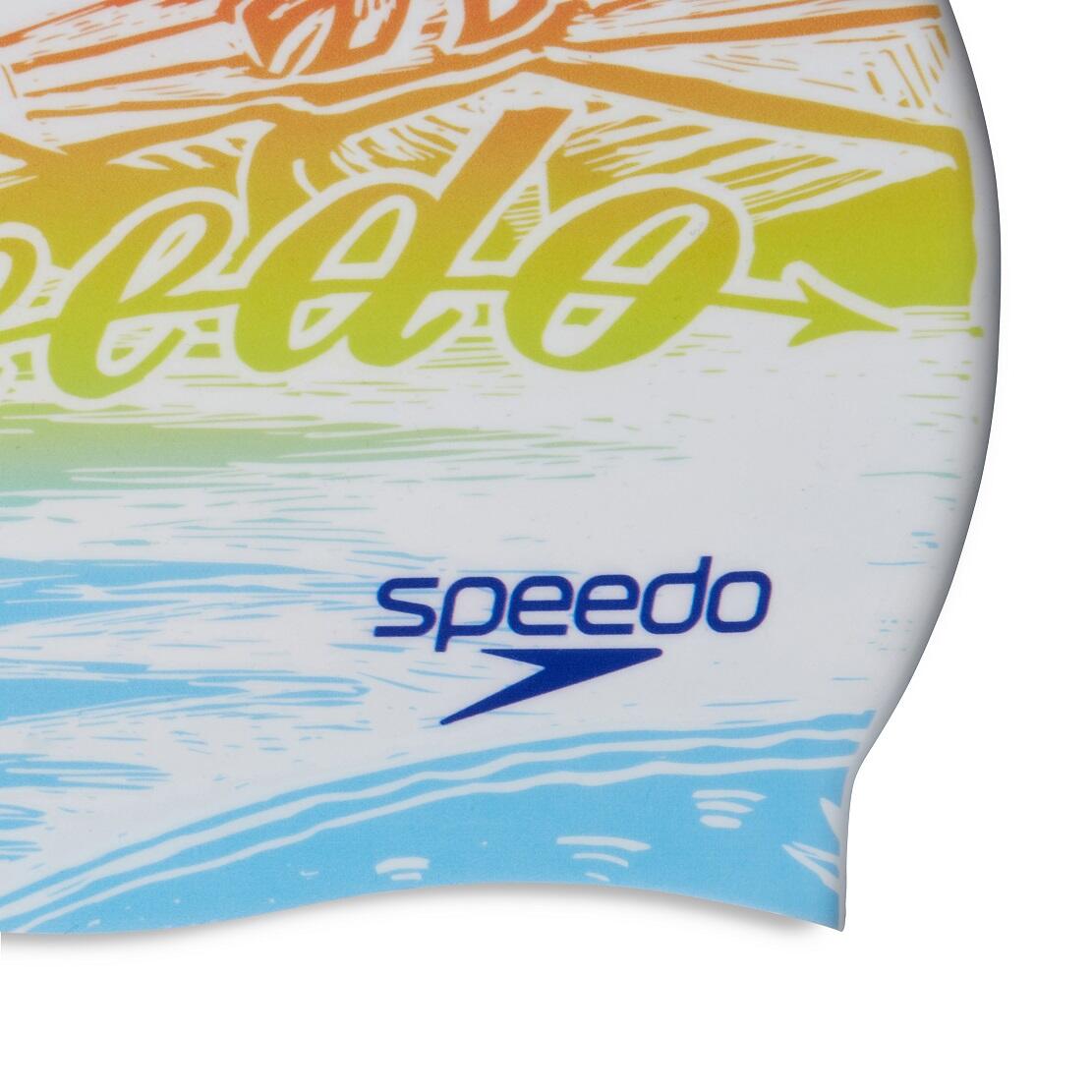 Czepek pływacki na basen unisex Speedo Slogan 2/4