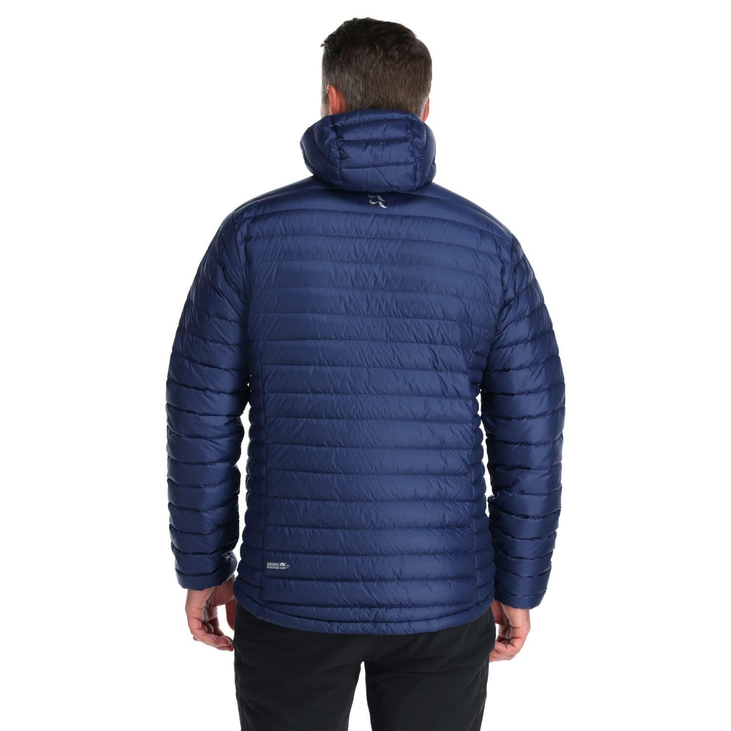 Giacca piumino uomo Rab Microlight Alpine blu scuro/arancione S 2/6