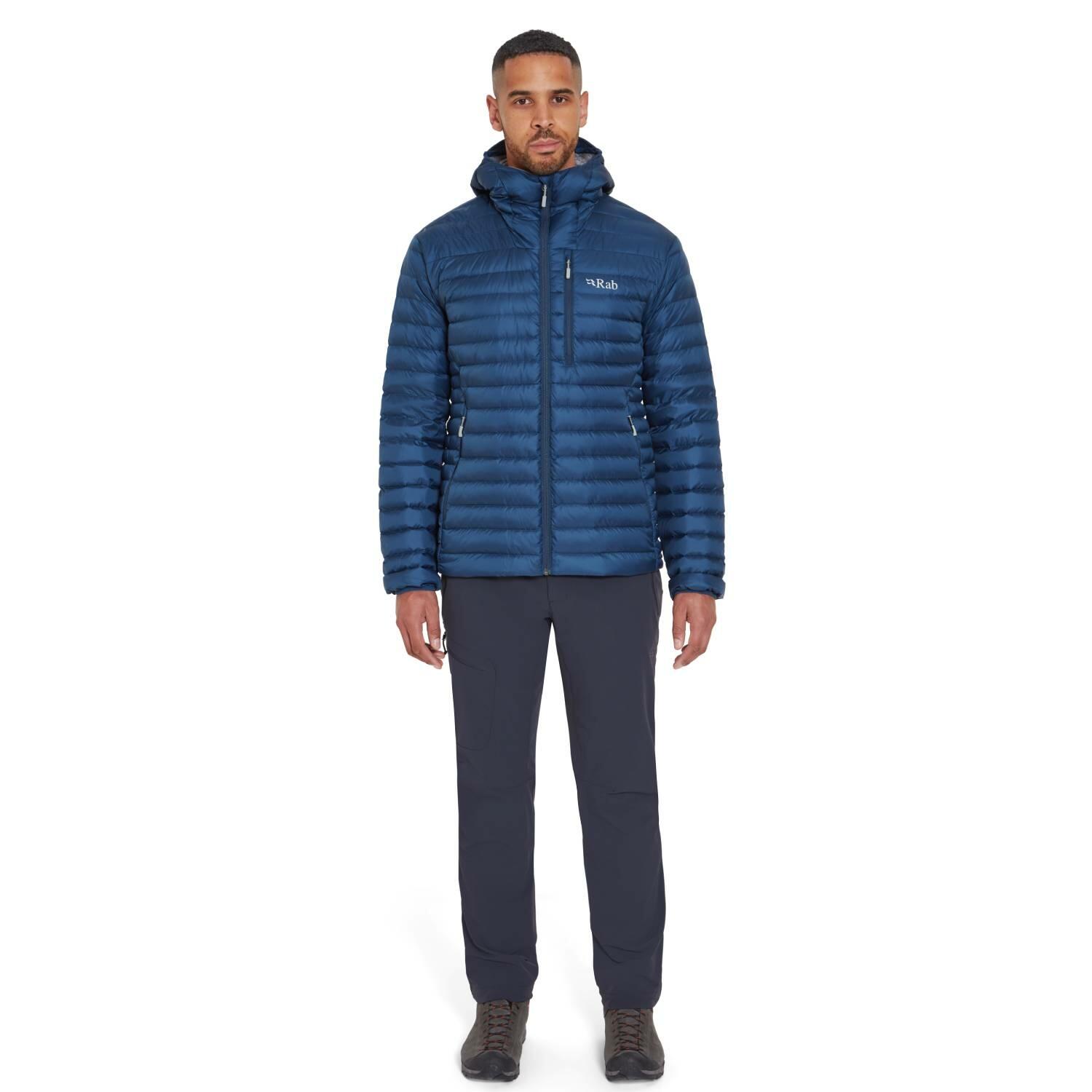 Kurtka puchowa męska Rab Microlight Alpine Jacket z kapturem 2/5