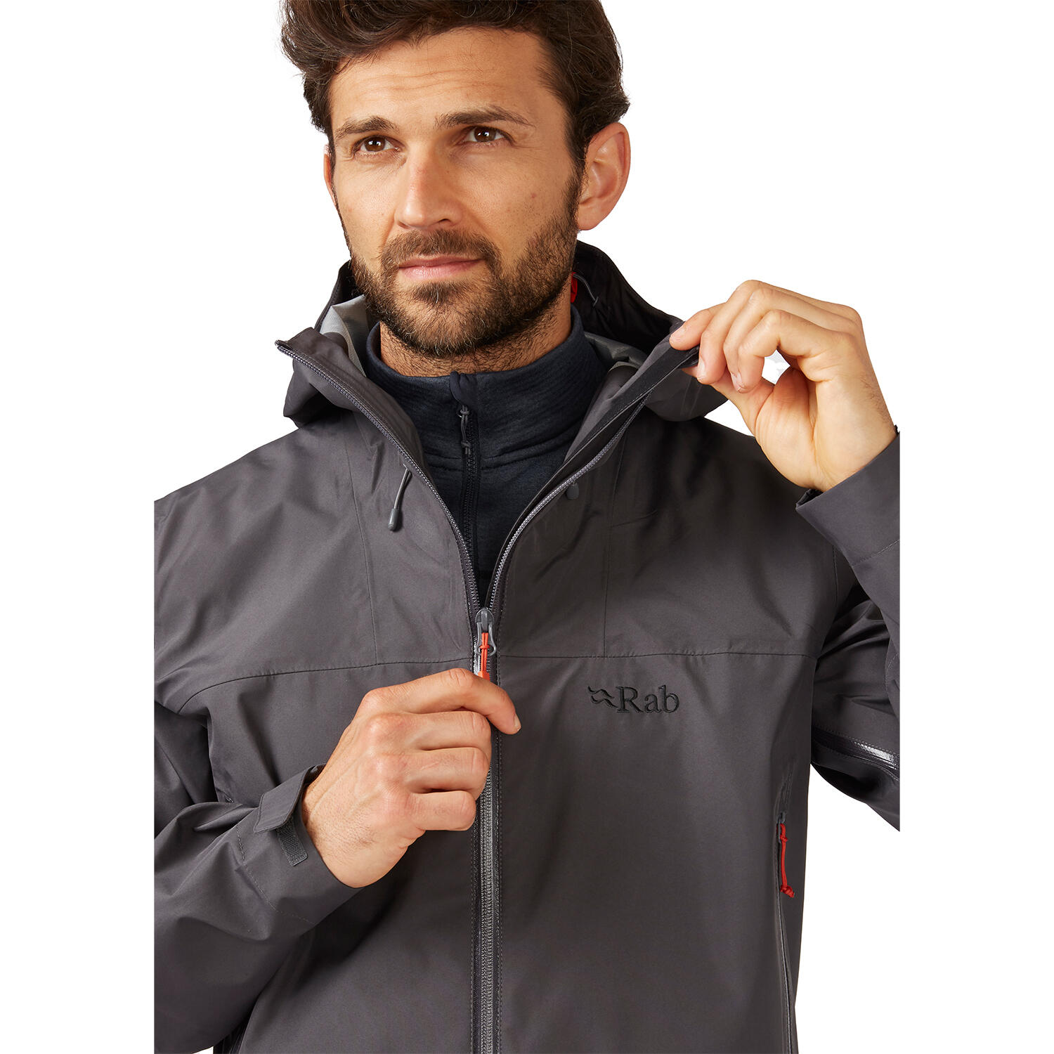 Kurtka przeciwdeszczowa męska Rab Namche GTX Jacket z kapturem 7/7
