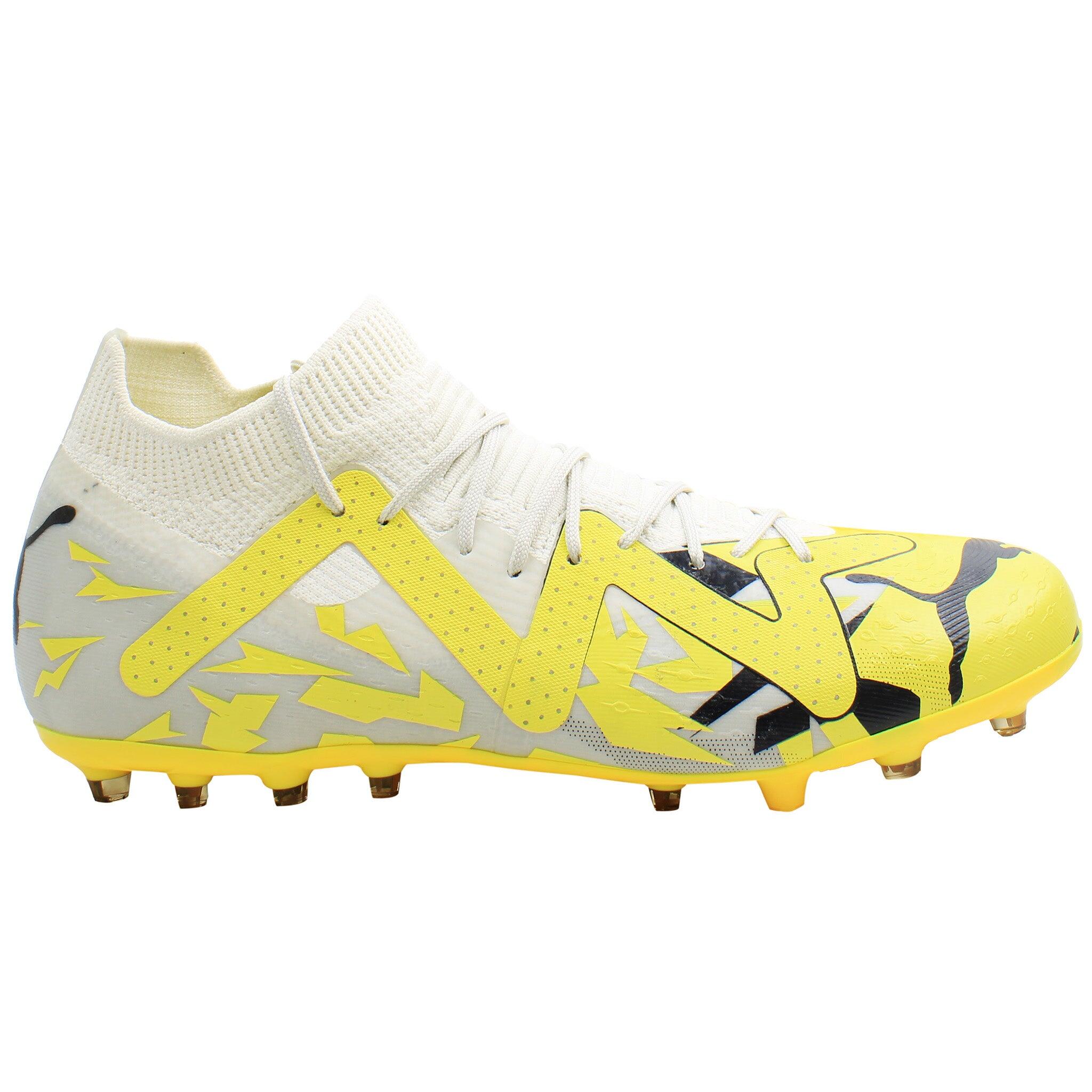Sapatos de futebol masculinos Puma future match mg branco. 4/5