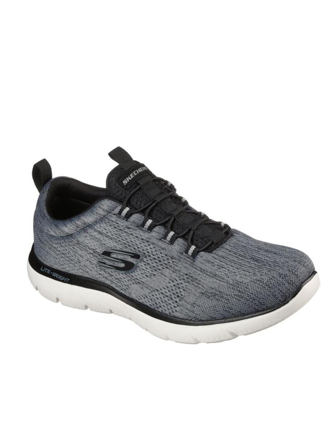 Sportschoenen Mannelijk Skechers Summits Zwart 3/5