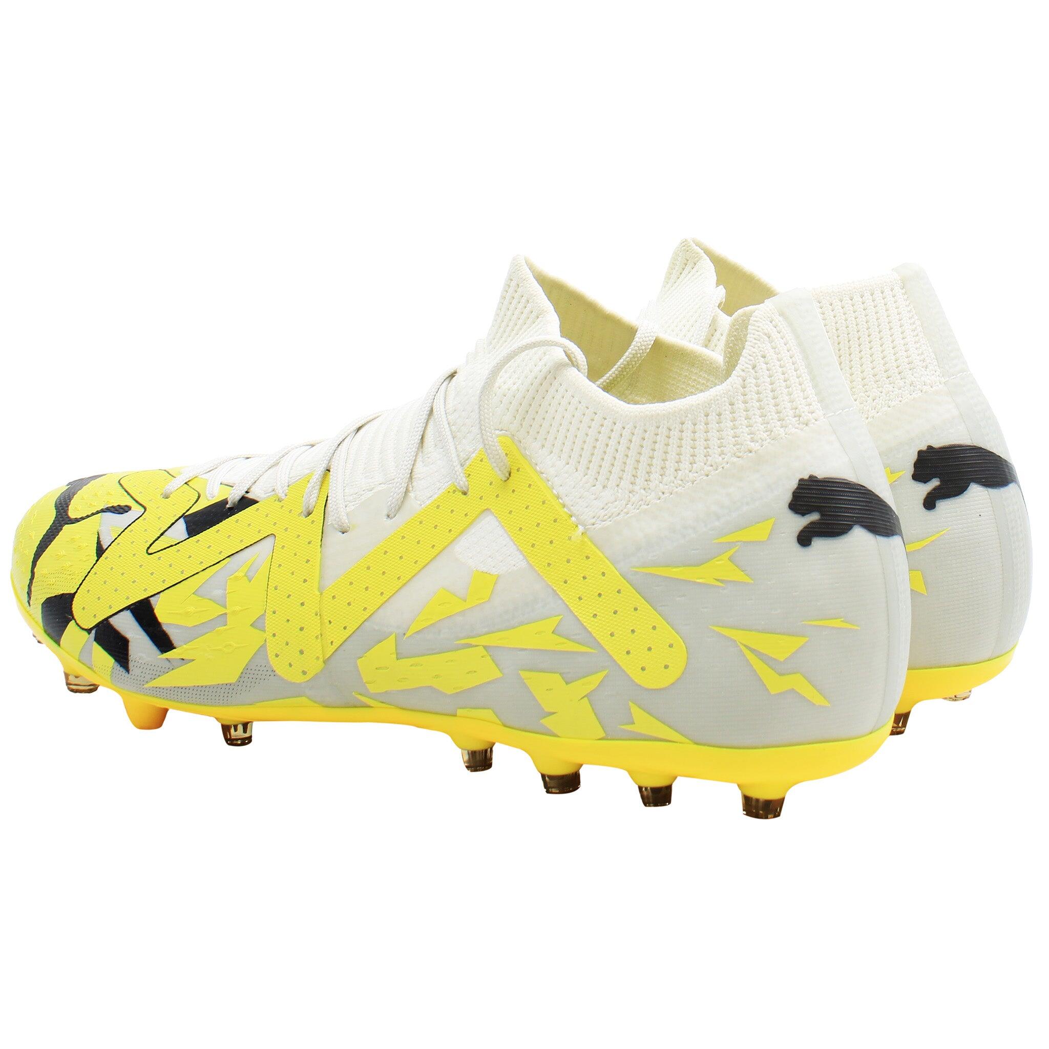 Sapatos de futebol masculinos Puma future match mg branco. 5/5
