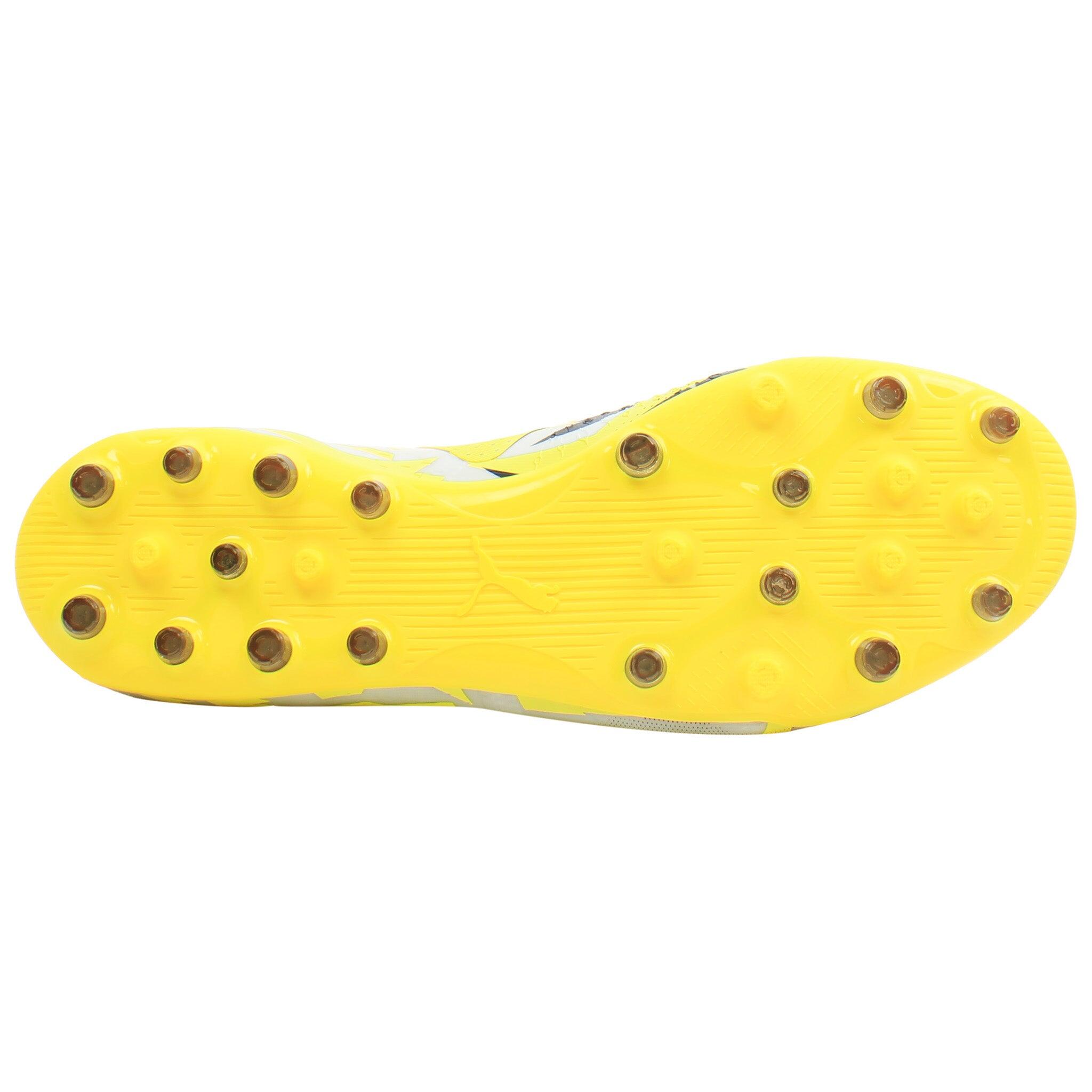 Sapatos de futebol masculinos Puma future match mg branco. 3/5