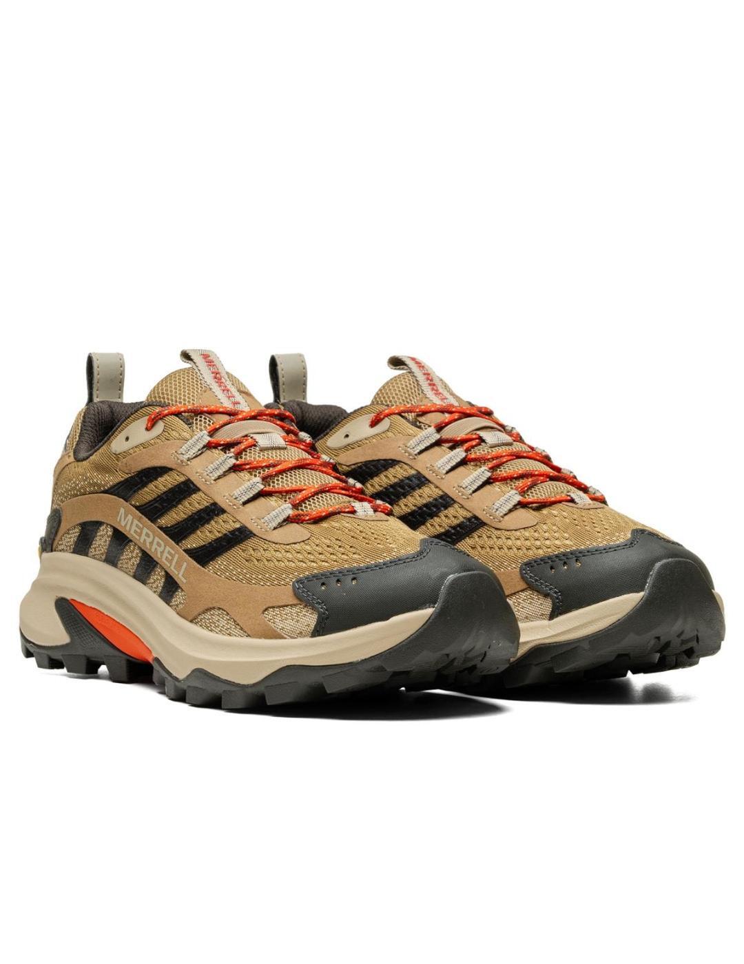 Zapatillas para Hombre Merrell  moab speed 2 Marrón 3/5
