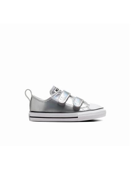 Zapatillas para Niño Converse 2v baja metallic Plateado