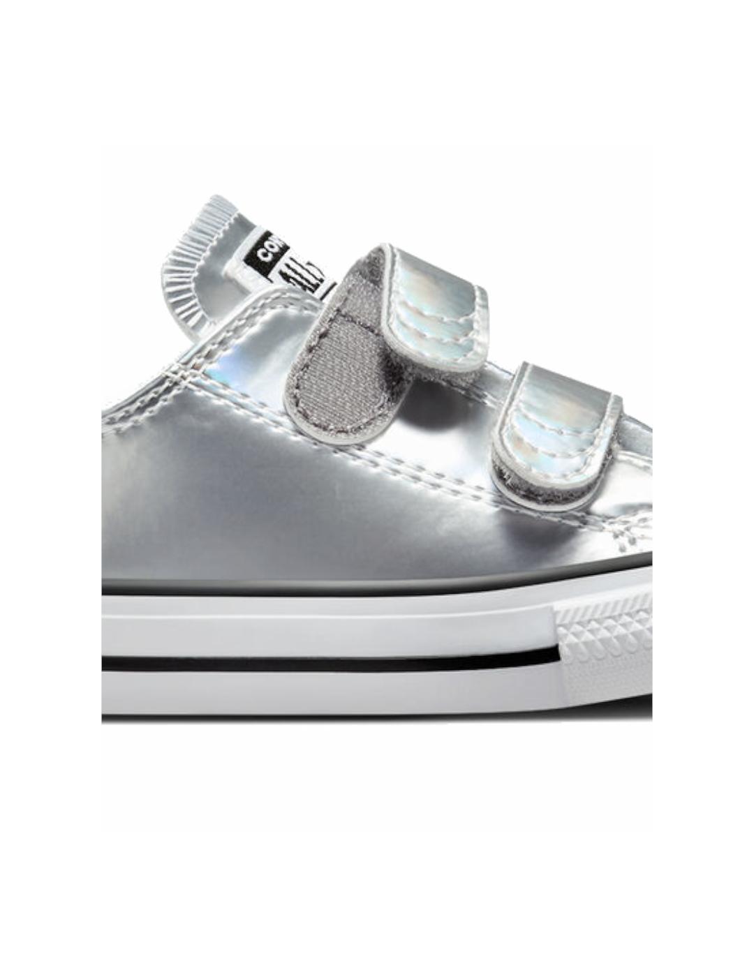 Converse - Ctas ox argent laminé A10708C 4/4