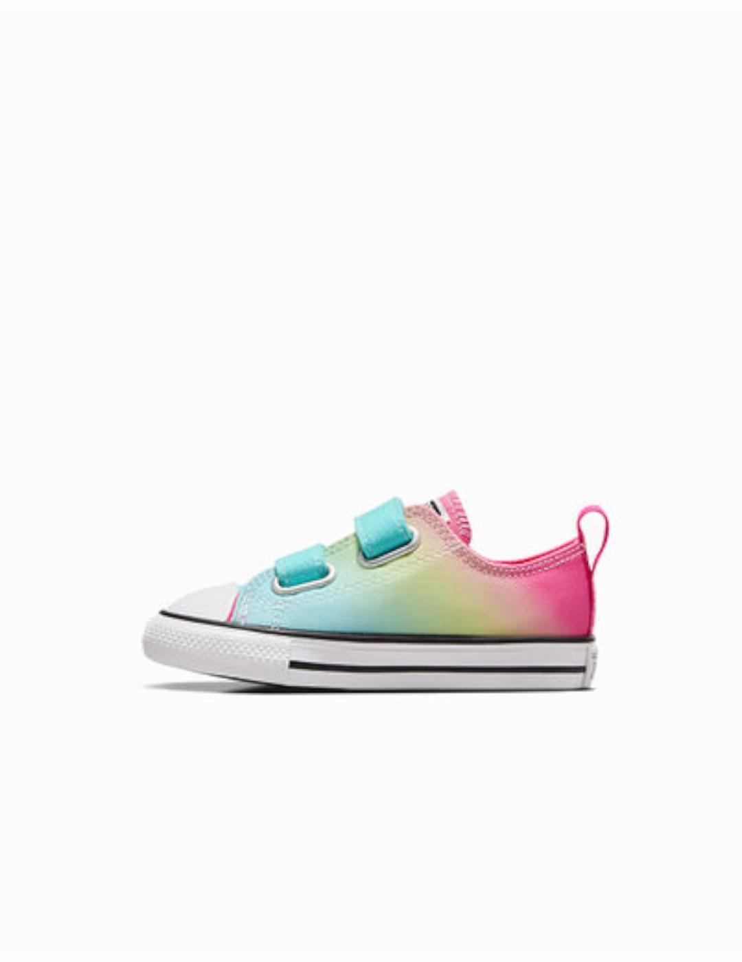 Sapatilhas para menina Converse All Star baixa 2v Multicoloridas 2/4