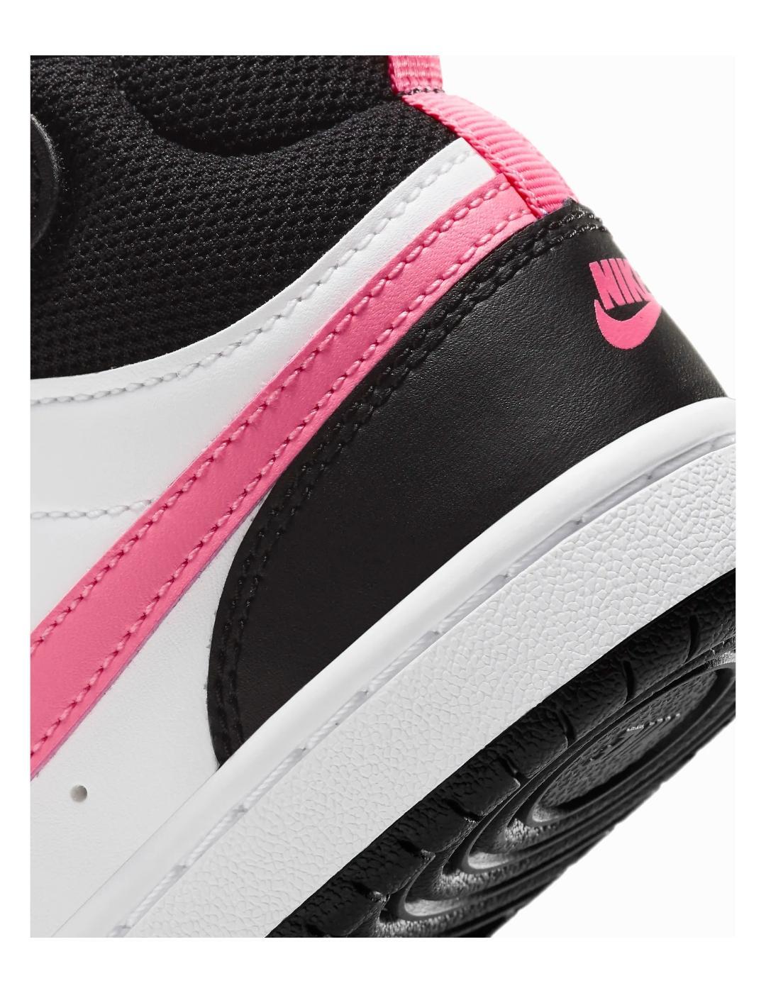 Zapatillas para Niña Nike Court borough mid2 Negro 5/6