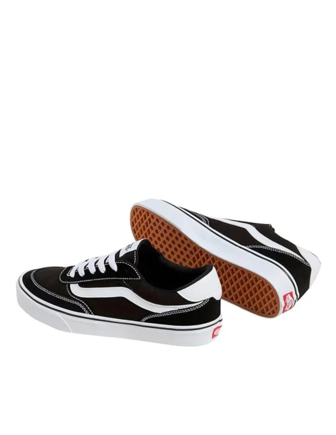 Zapatillas para Mujer Vans Brooklyn ls Negro 3/4