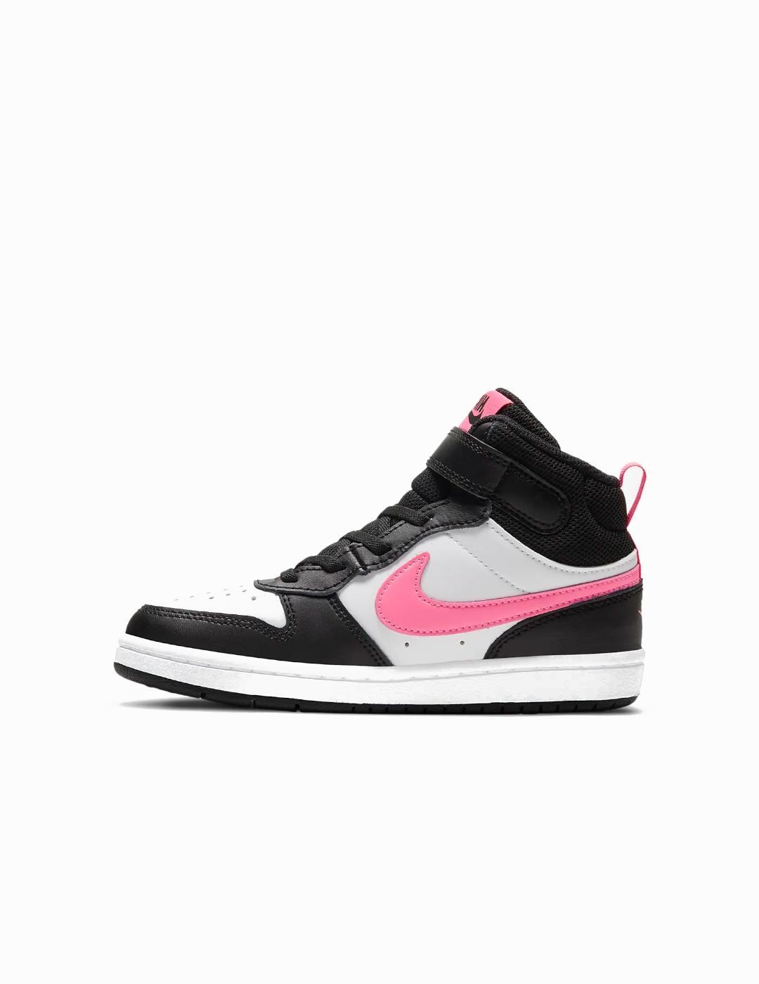 Zapatillas para Niña Nike Court borough mid2 Negro 2/6