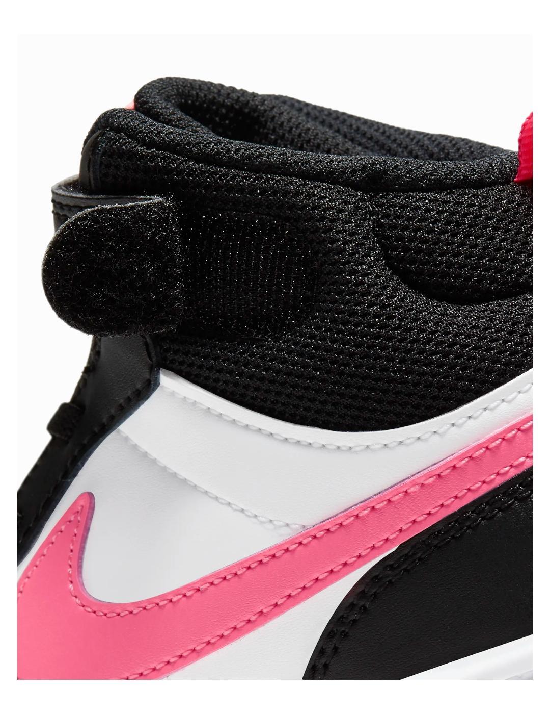 Zapatillas para Niña Nike Court borough mid2 Negro 4/6
