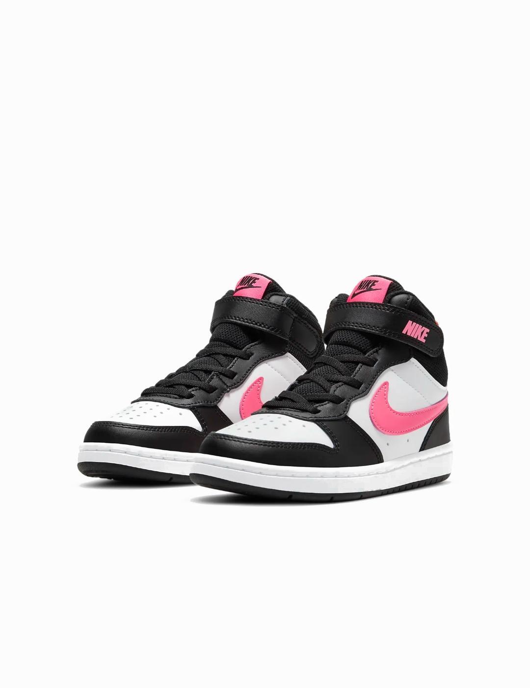Zapatillas para Niña Nike Court borough mid2 Negro 3/6